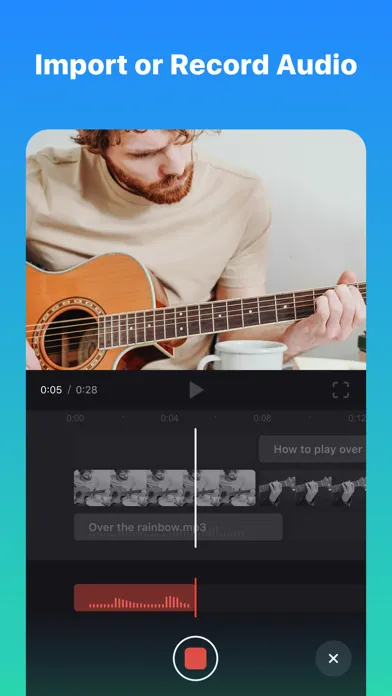 Clideo: Video Editor & Maker سکرین شاٹس