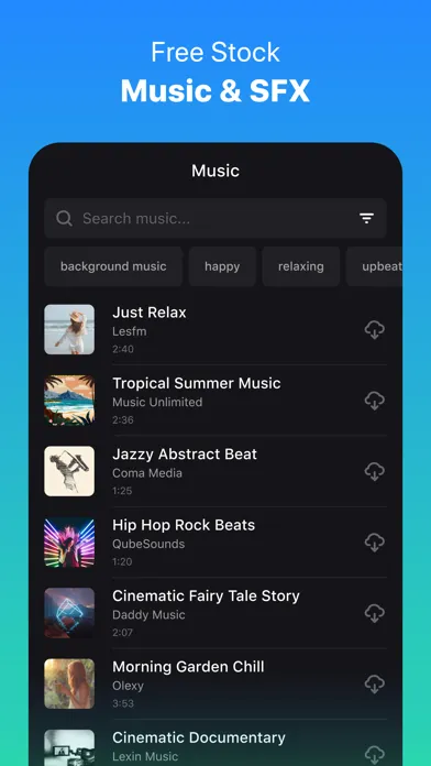 Clideo: Video Editor & Maker سکرین شاٹس