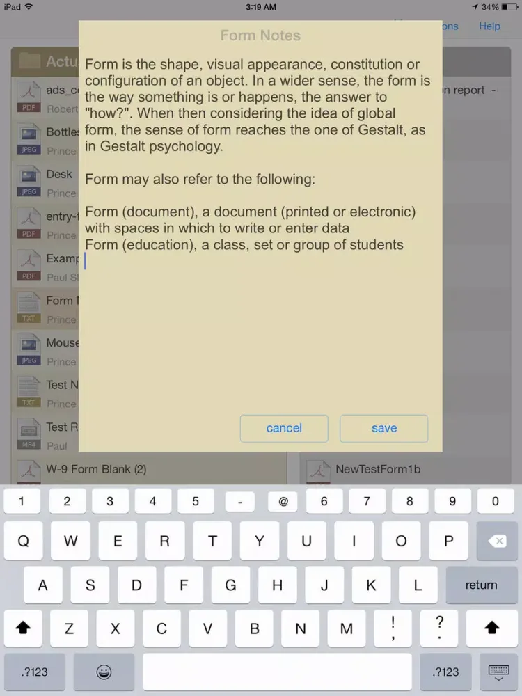 Clipboard PDF Pro iPad  سکرین شاٹس