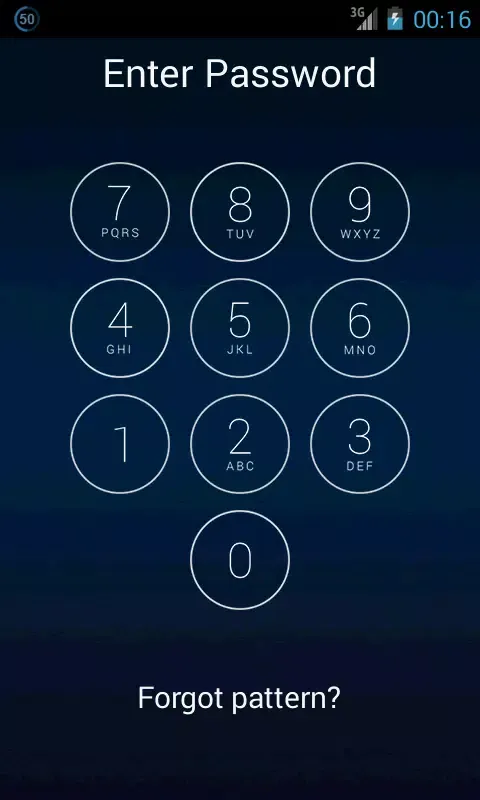 Capturas de tela do Application Lock