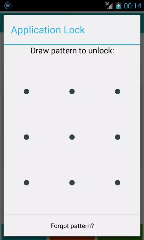 Capturas de tela do Application Lock