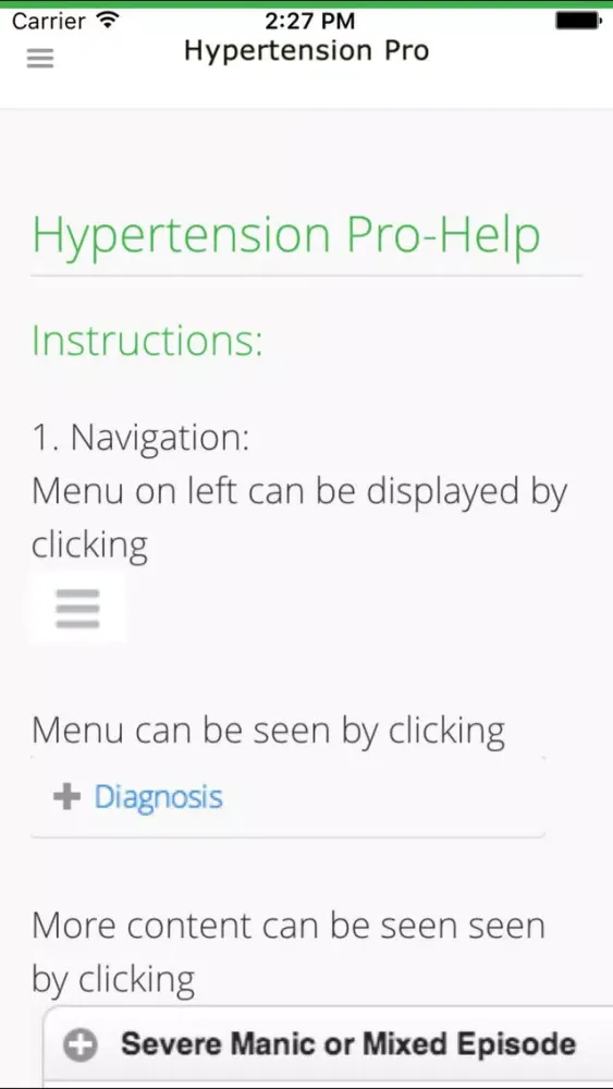 ภาพหน้าจอของ Hypertension Pro