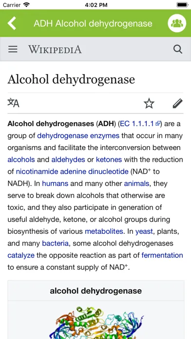 Screenshot di Biology Encyclopedia