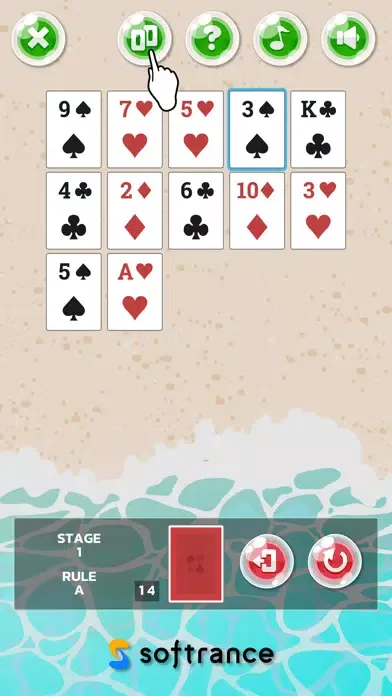 Capturas de tela do Monte Carlo Solitaire SP