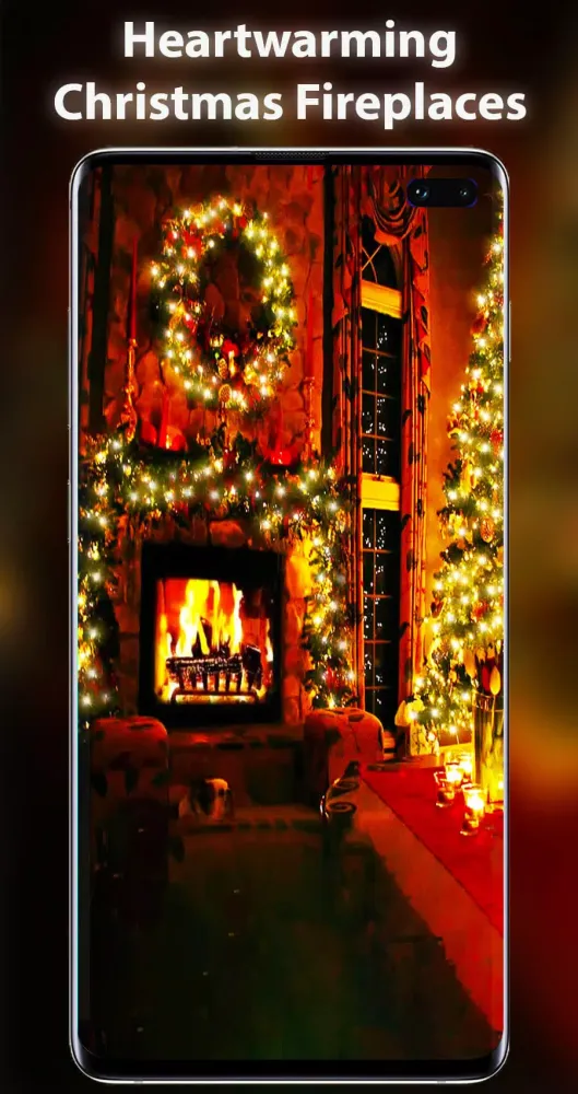 Xmas Fireplace Live Wallpaper Screenshots