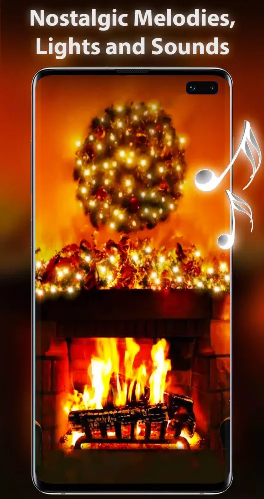 Xmas Fireplace Live Wallpaper Screenshots