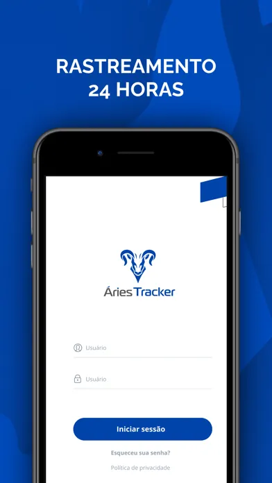 Ảnh chụp màn hình của Áries Tracker Automotivos