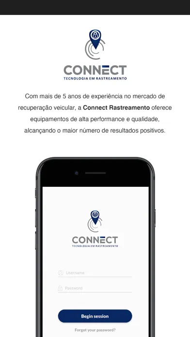 Captures d'écran de Connect Rastreamento
