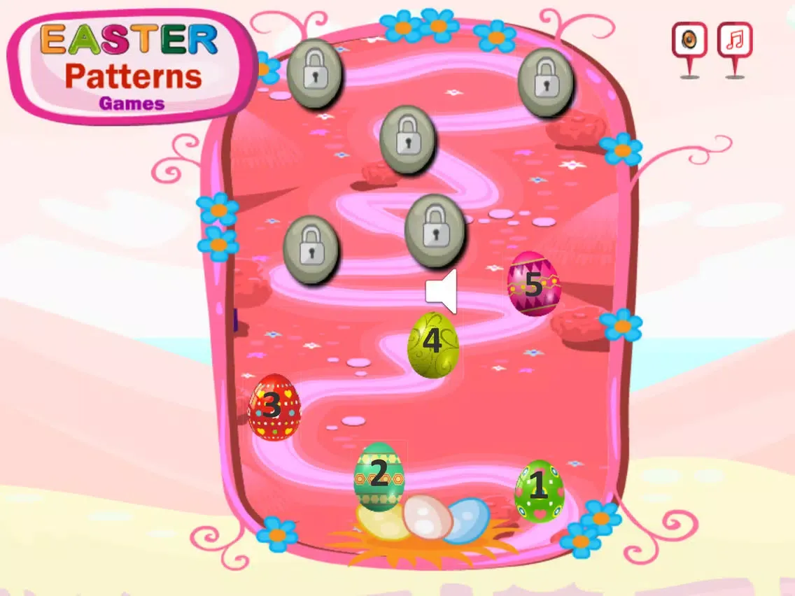 Tangkapan skrin Easter Patterns Game iPad 