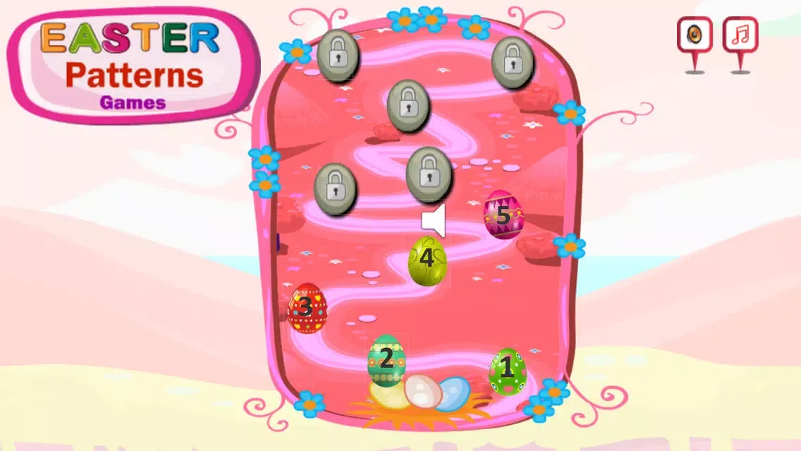 Tangkapan skrin Easter Patterns Game