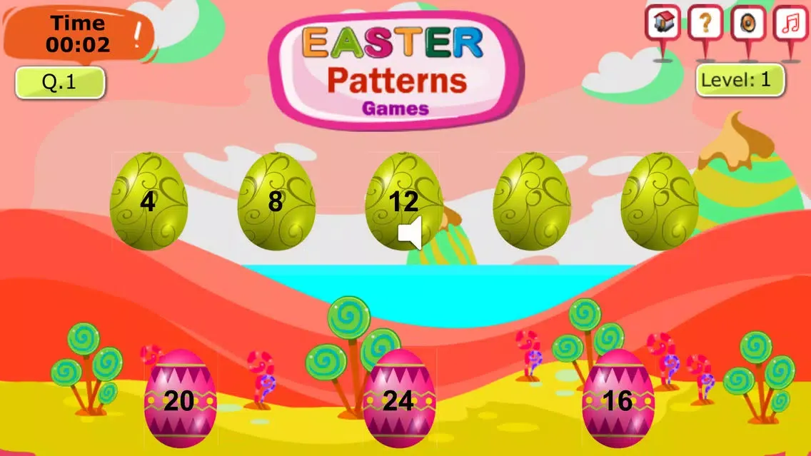 Tangkapan skrin Easter Patterns Game