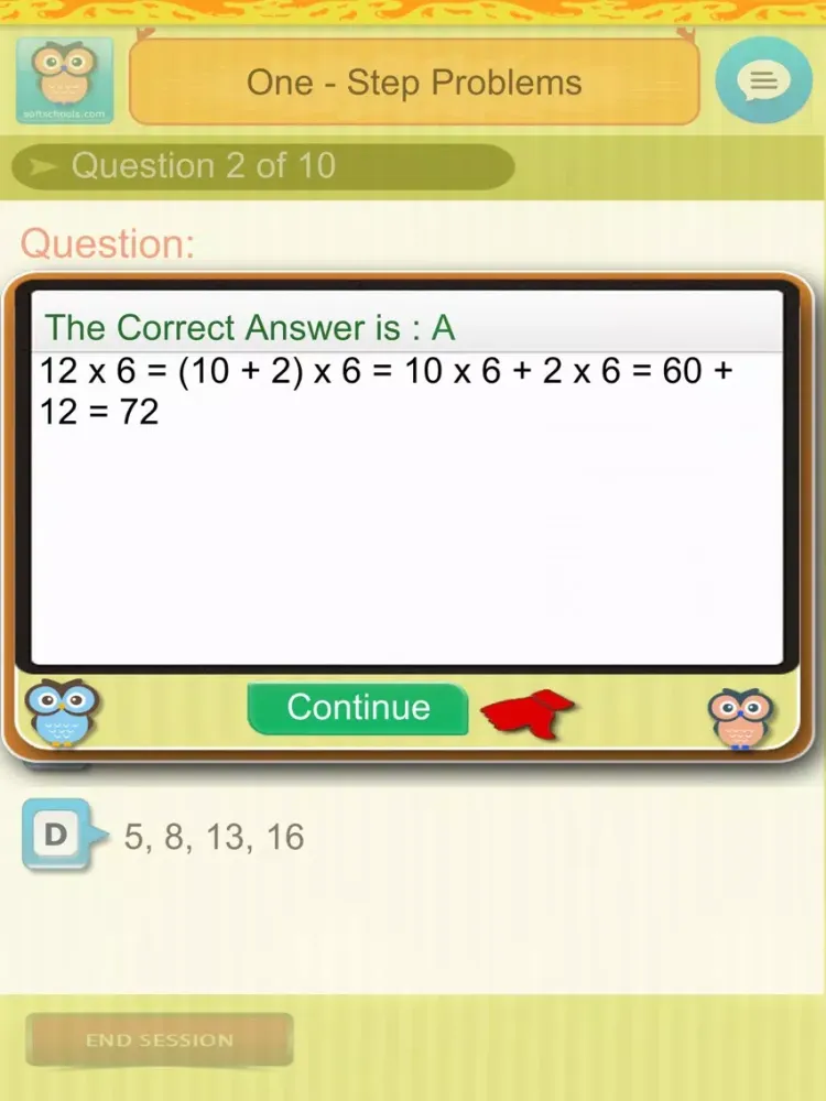 Скриншоты 4th Grade Math Test Prep iPad 
