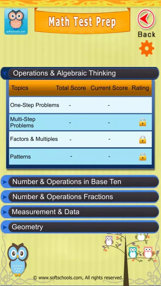 Скриншоты 4th Grade Math Test Prep