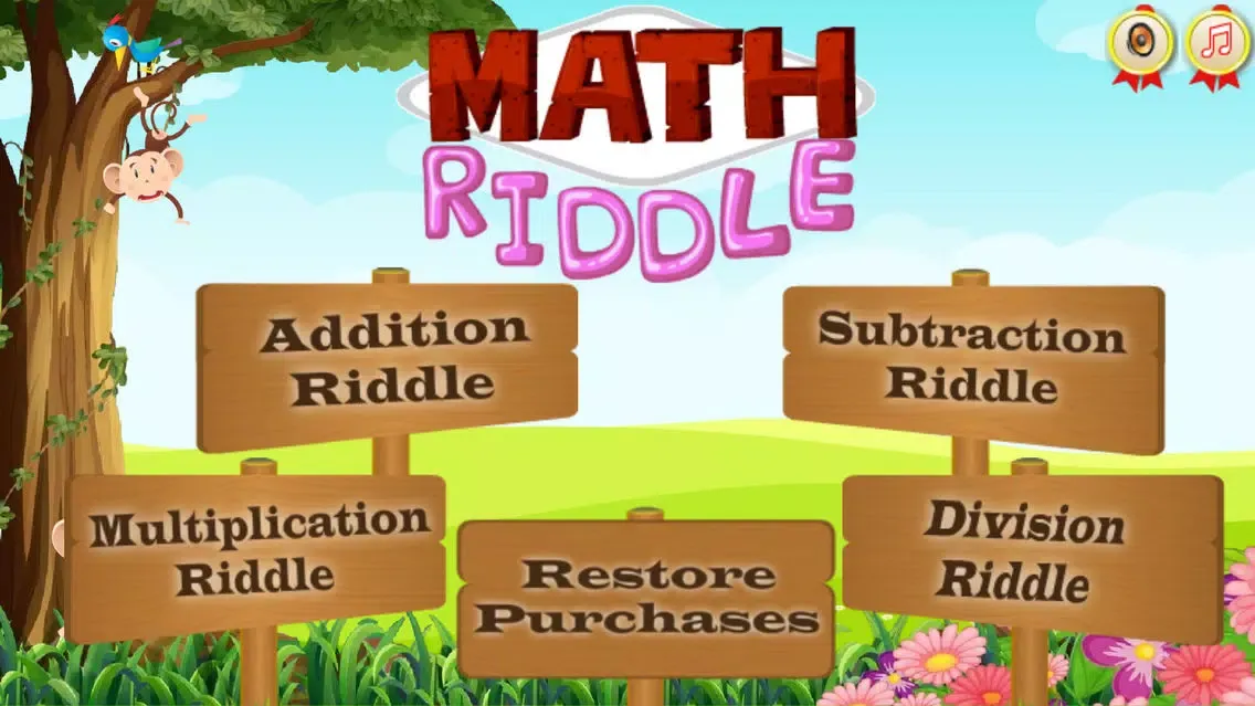 ภาพหน้าจอของ Math Riddle Game