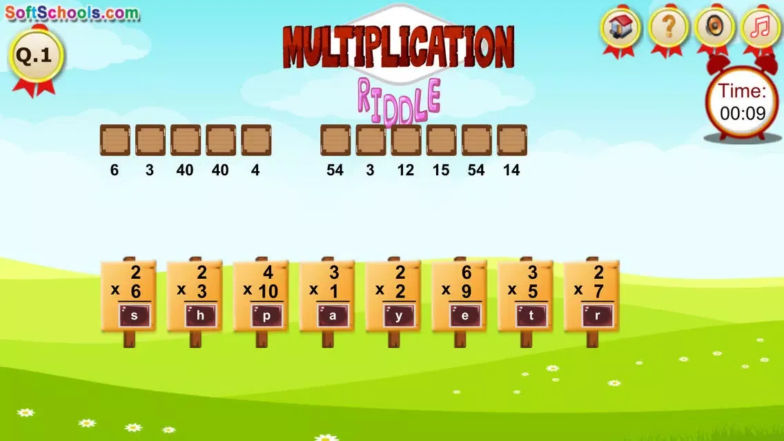 ภาพหน้าจอของ Math Riddle Game