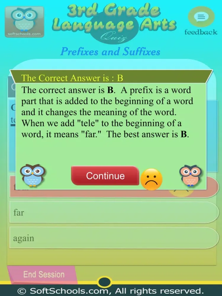 Ảnh chụp màn hình của 3rd Grade Language Arts iPad 