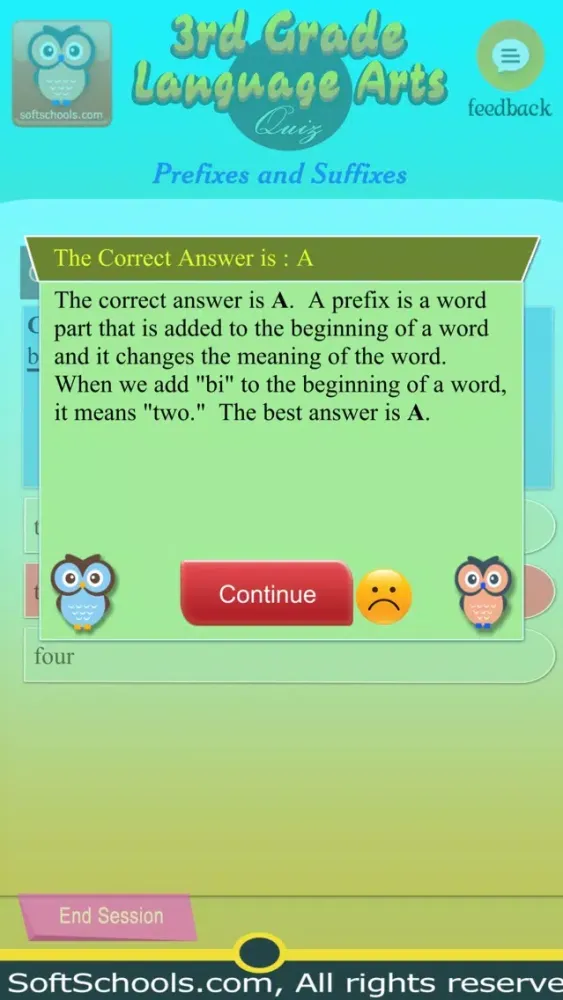 Ảnh chụp màn hình của 3rd Grade Language Arts