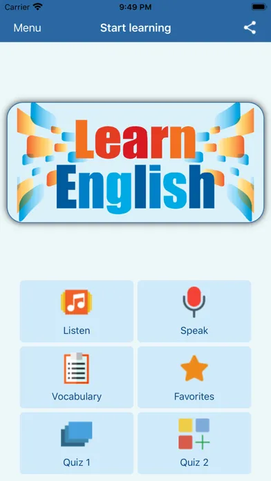 Capturas de tela do English Speaking and Listening