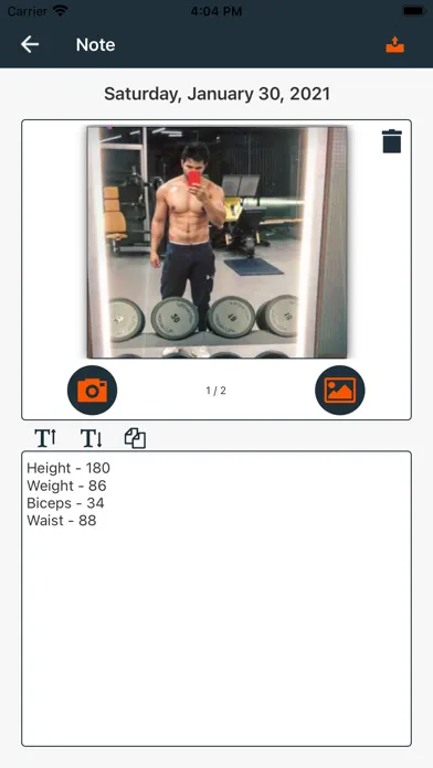 Ảnh chụp màn hình của Workout Planner Pro+