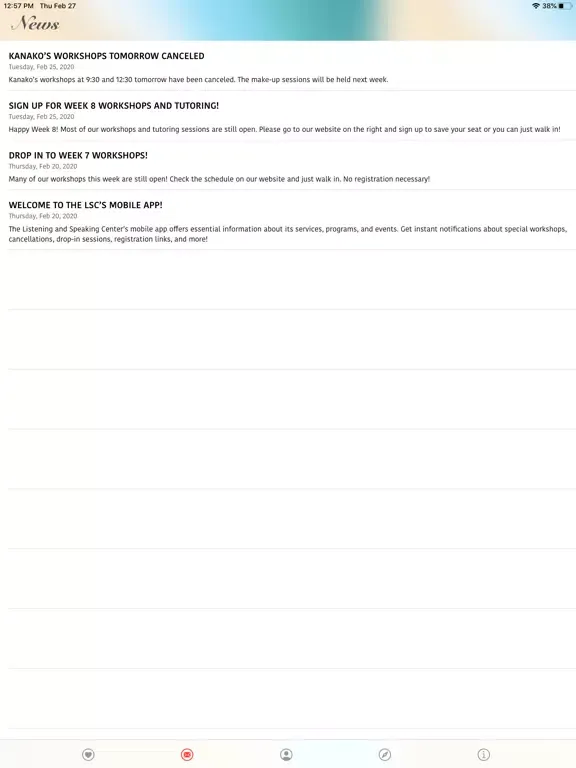 De Anza LSC iPad 应用截图