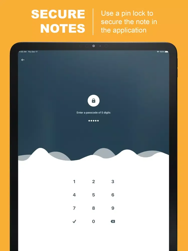 Daily Note Diary - My Notebook iPad 应用截图
