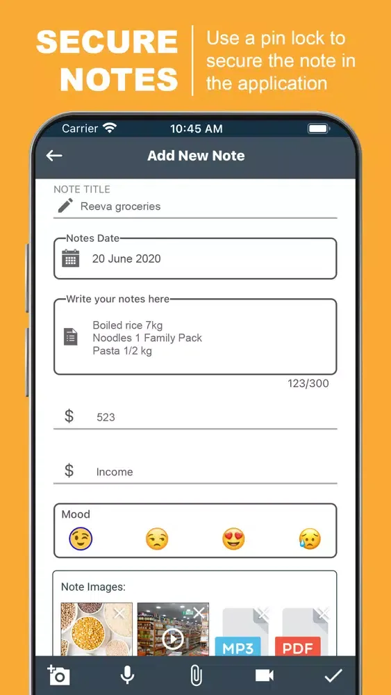 Daily Note Diary - My Notebook应用截图