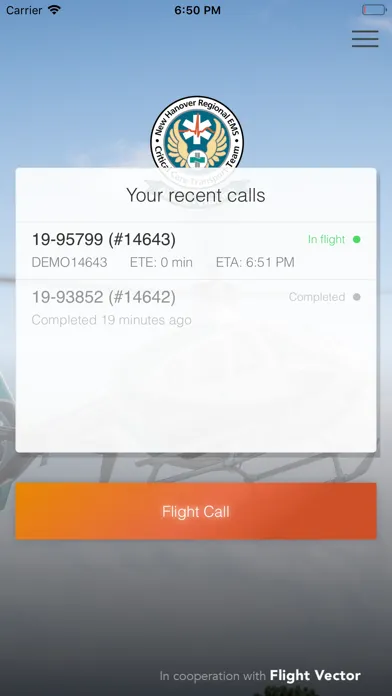 Tangkapan layar AirLink NC