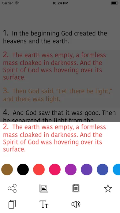 Captures d'écran de Farsi Bible (Persian Bible)