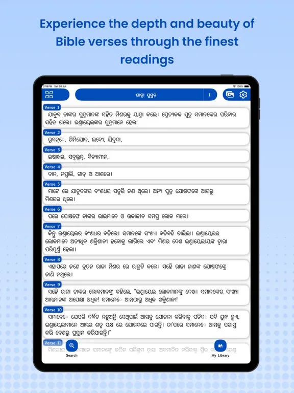 Captures d'écran de Oriya Bible - Holy Bible Pro iPad 