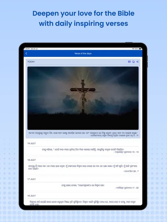 Captures d'écran de Oriya Bible - Holy Bible Pro iPad 