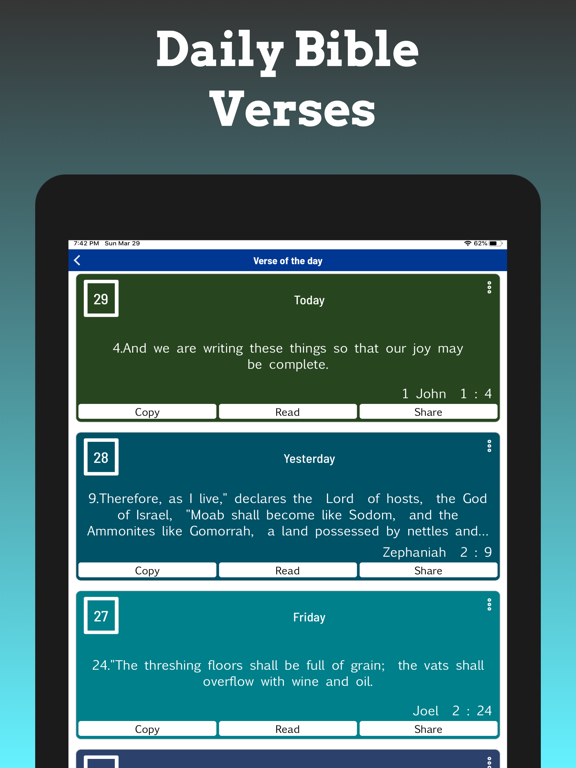 Capturas de pantalla de Somali Holy Bible iPad 