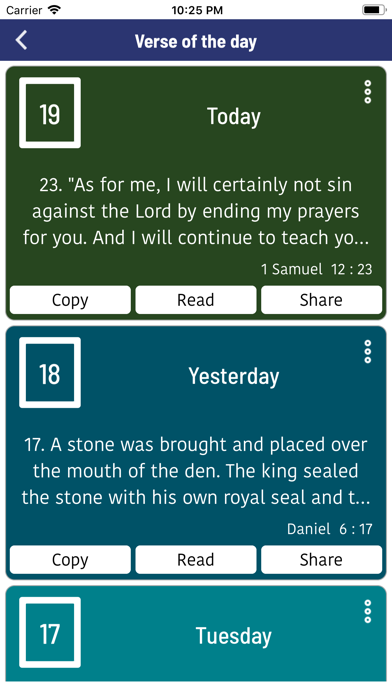 Capturas de pantalla de Somali Holy Bible