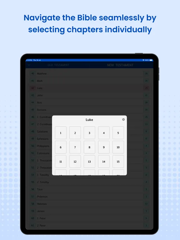 Tangkapan skrin Amplified Bible Pro (AMP) iPad 