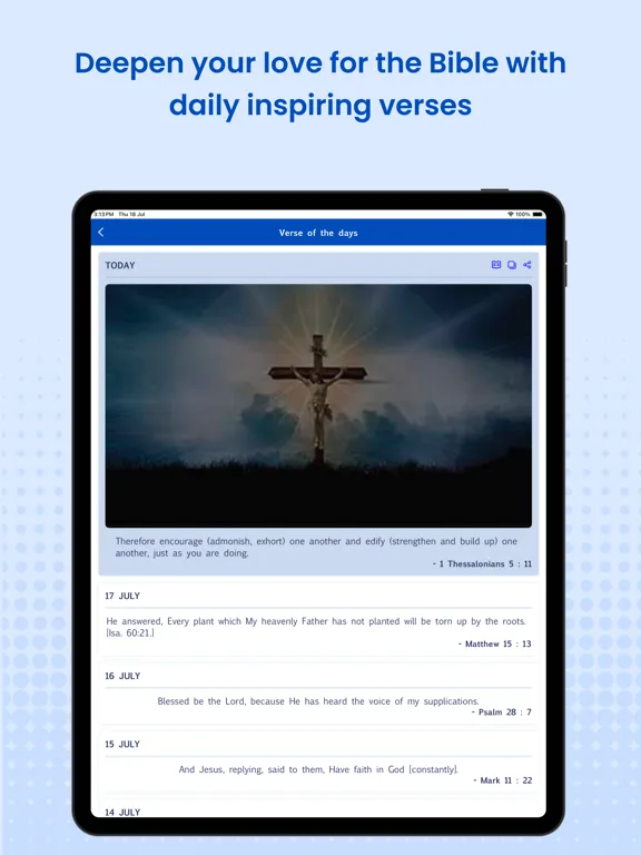 Tangkapan skrin Amplified Bible Pro (AMP) iPad 