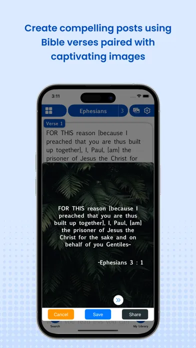 Tangkapan skrin Amplified Bible Pro (AMP)