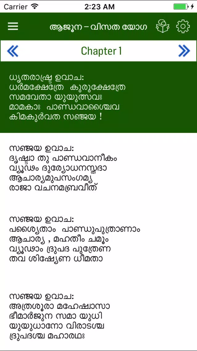 Bhagavad Gita in Marathi スクリーンショット
