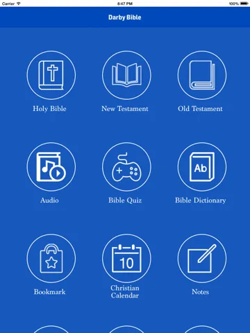 Tangkapan skrin The Darby Bible iPad 