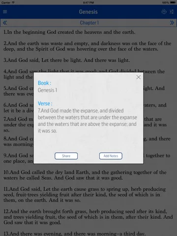 Tangkapan skrin The Darby Bible iPad 
