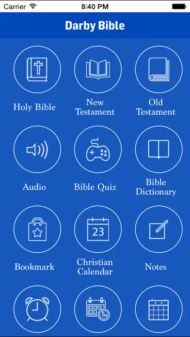 Tangkapan skrin The Darby Bible