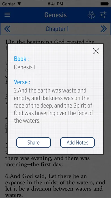 Tangkapan skrin The Darby Bible