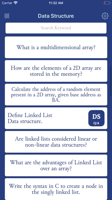 Data Structures Interview Ques應用截圖