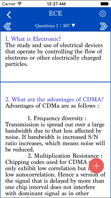 ECE Interview Questions Screenshots