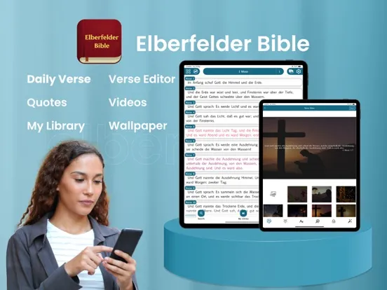 Capturas de tela do Elberfelder Bible iPad 