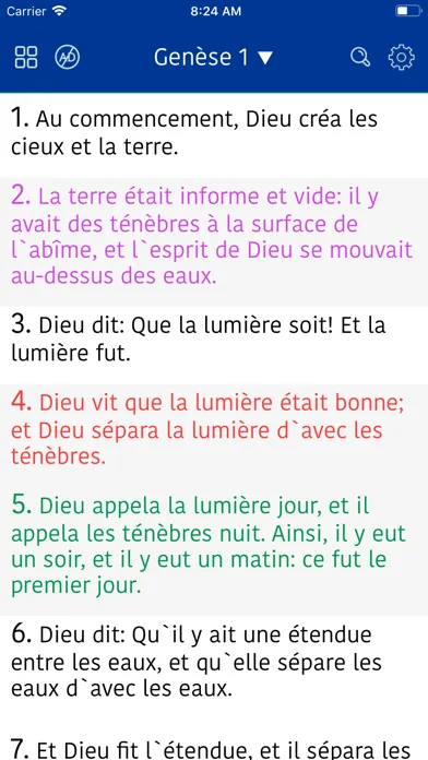 ภาพหน้าจอของ French Bible* (La Bible)