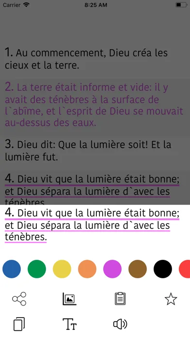 ภาพหน้าจอของ French Bible* (La Bible)