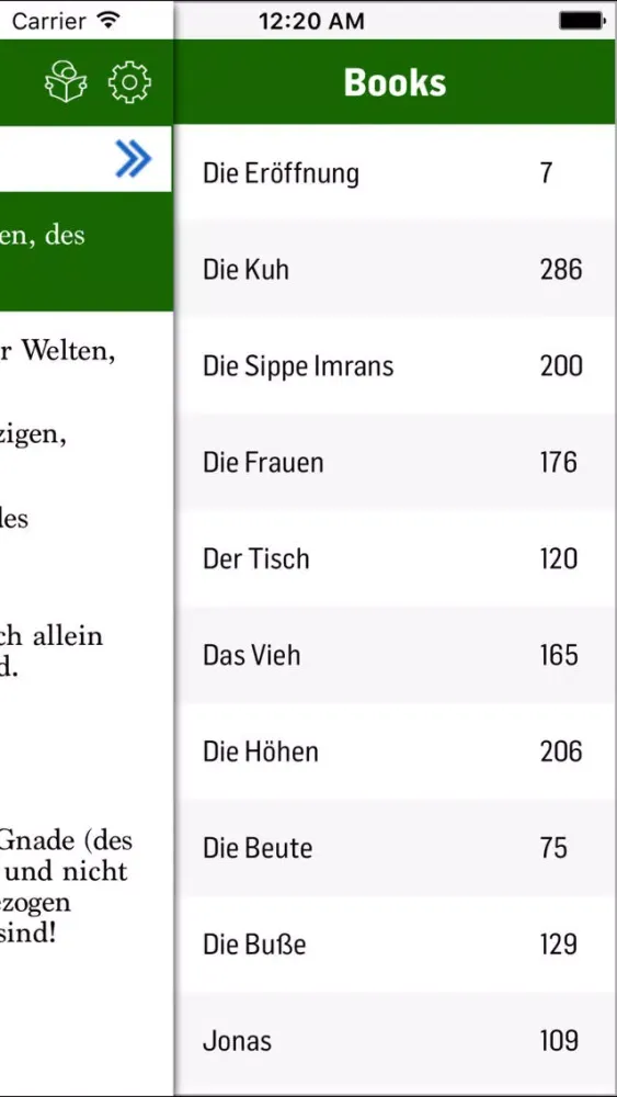 Скриншоты German Quran