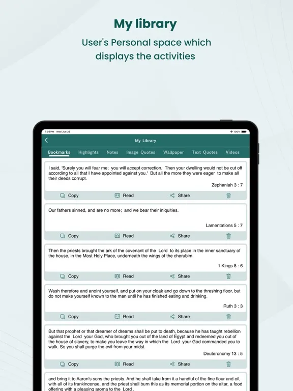 Catholic Bible. iPad  Screenshots