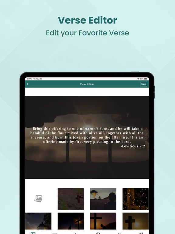 تصاویر The Living Bible iPad 