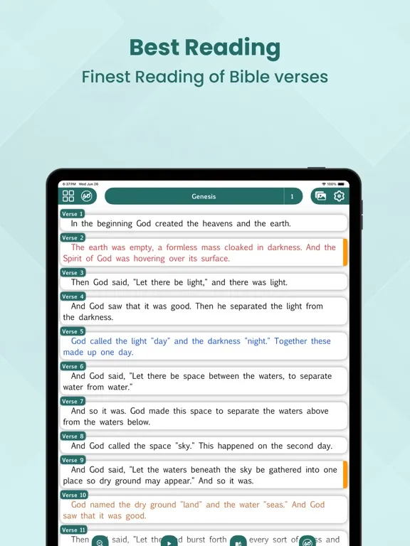 تصاویر The Living Bible iPad 