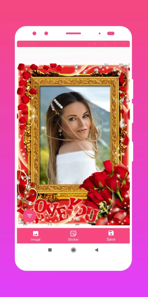 Rose Flower Photo Frames स्क्रीनशॉट